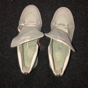Teal zipper vans